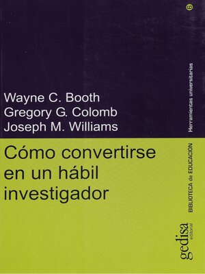 cover image of Cómo convertise en un hábil investigador